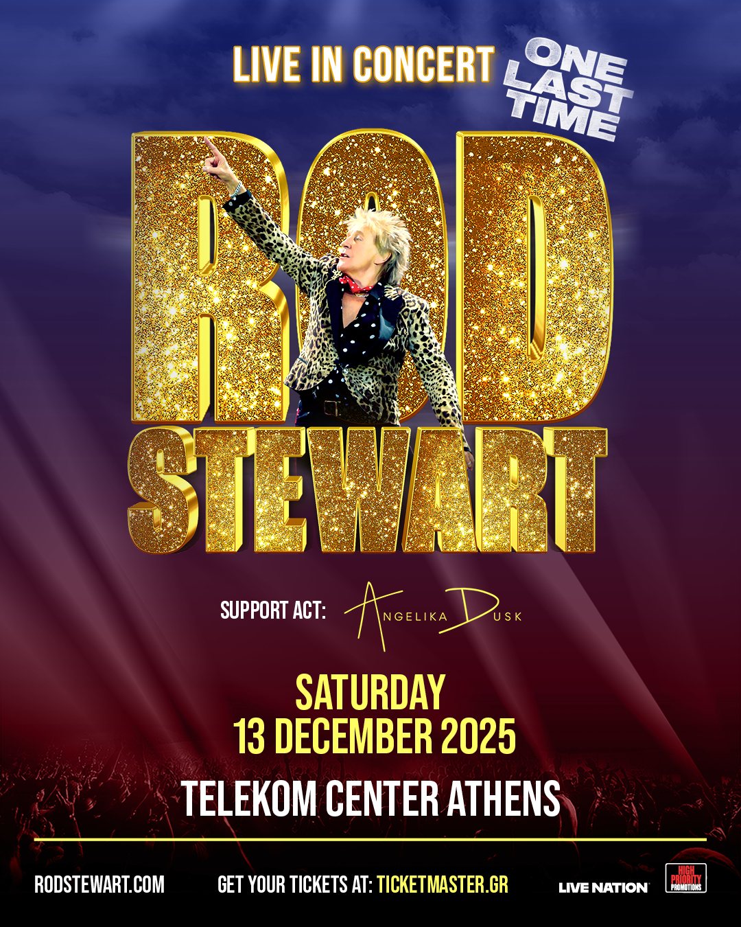 Opening for Sir Rod Stewart